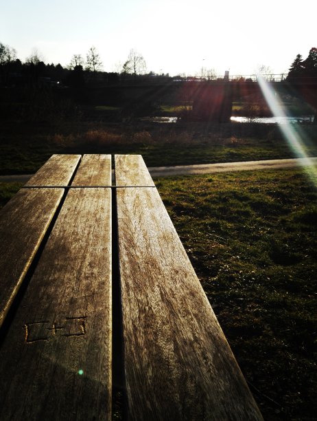 太阳在河边落下图片下载