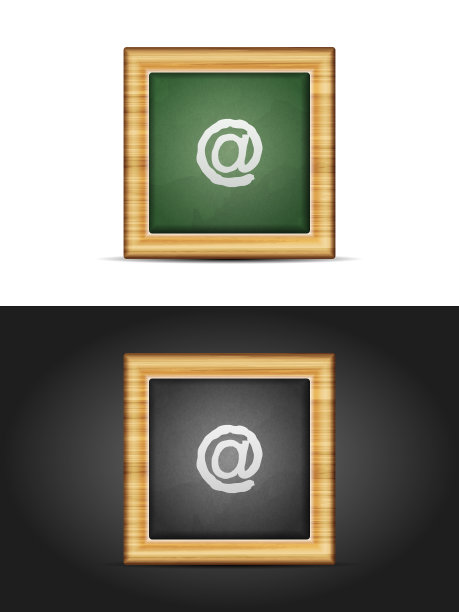 在黑板上写电子邮件图片下载