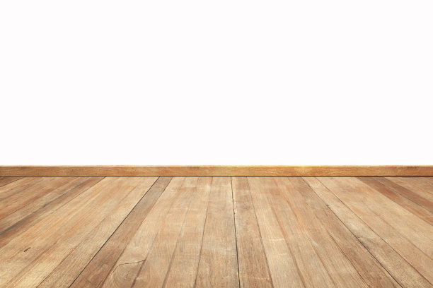 3D渲染，木制桌面在孤立的黑白背景上图片下载