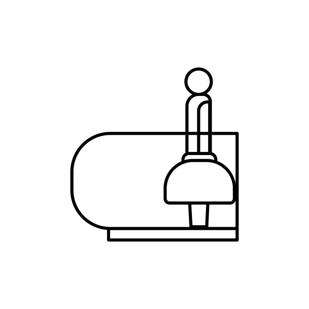 机场旅客通道交通线图标，用于网页、Logo、App的UI/UX设计图片下载