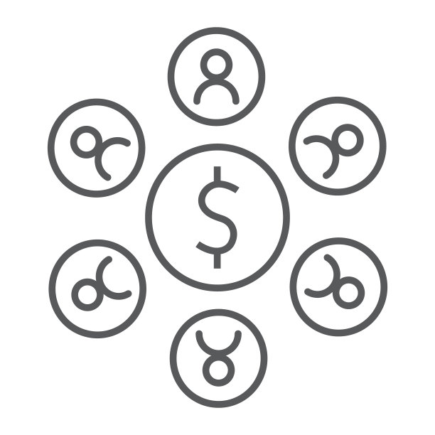 人力管理细线图标图片下载