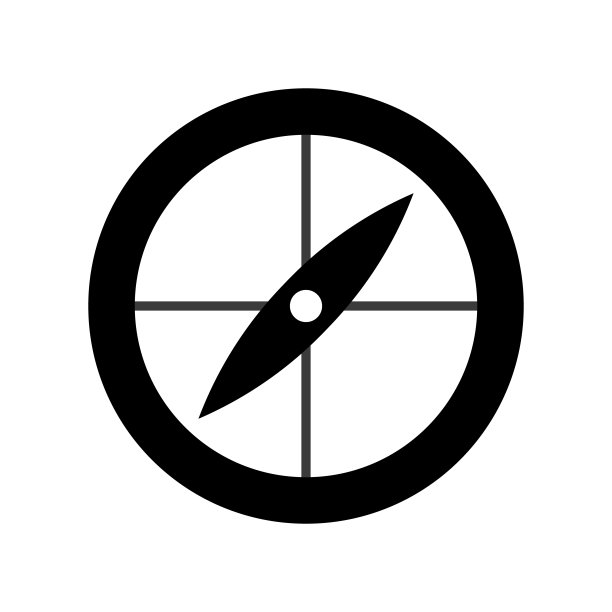 罗盘图标。象形图网站或移动应用程序。矢量股票插图eps10。图片下载