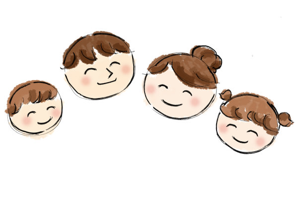 家人的微笑图片下载