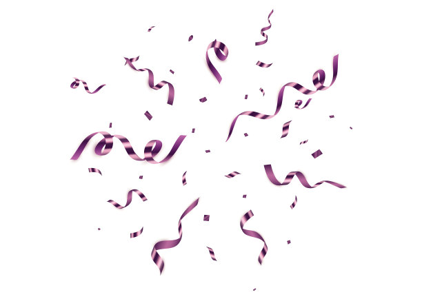 五彩纸屑图片下载