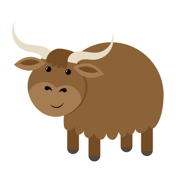卡通牦牛图片下载
