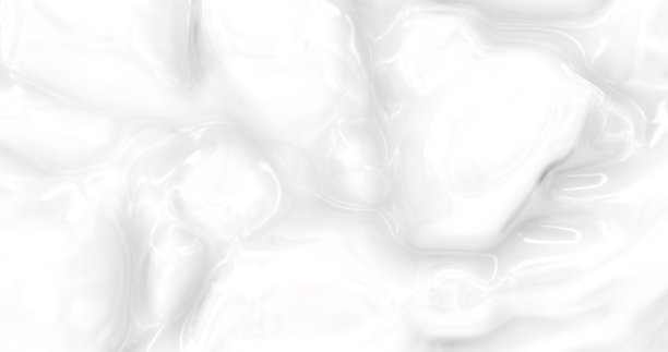 液体抽象白色背景。平滑光滑的纹理3D渲染图片下载