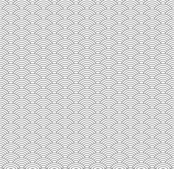 中国的背景。中国传统纹饰，几何无缝图案。图片下载