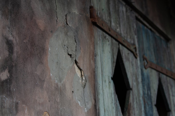 褪色的墙壁和门口图片下载