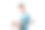 年轻的黑发男子拿着白色的咖啡和白色的枕头图片下载