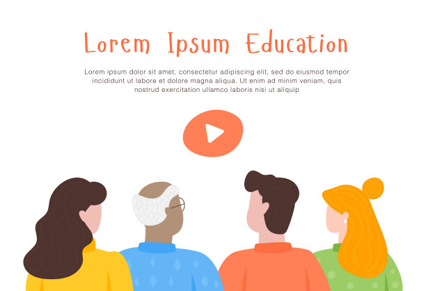 在线课程开始网页。素材图片