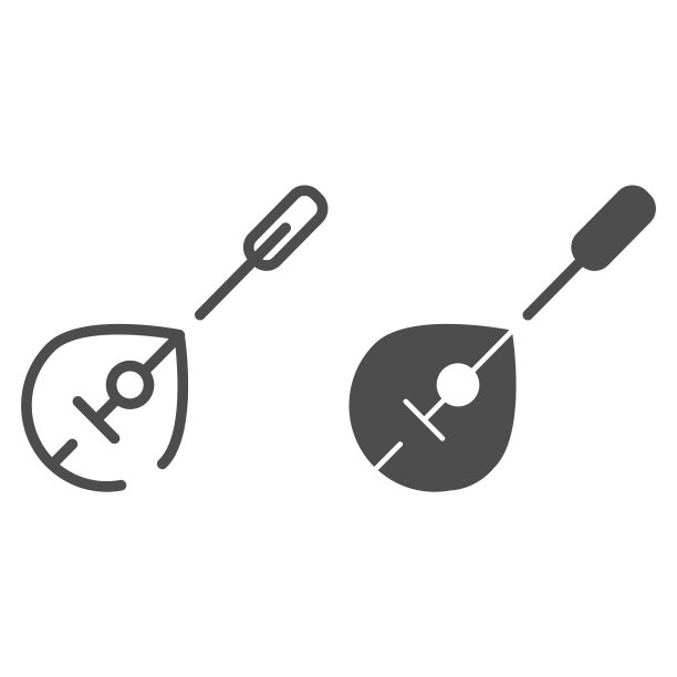 多姆拉线和字形图标。民间仪器矢量插图孤立在白色。乐器轮廓风格设计，专为网页和应用设计。Eps 10。图片下载