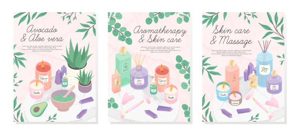 香薰、水疗、健康和护肤理念。美容习惯。图片下载