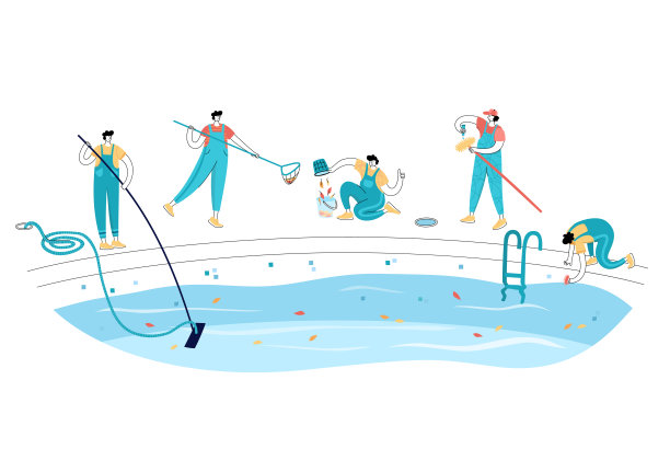 游泳池维护图片下载