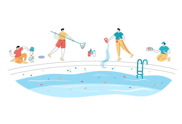 游泳池维护图片下载