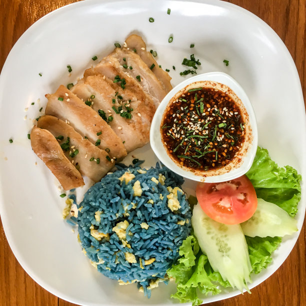 炸蓝大米图片下载