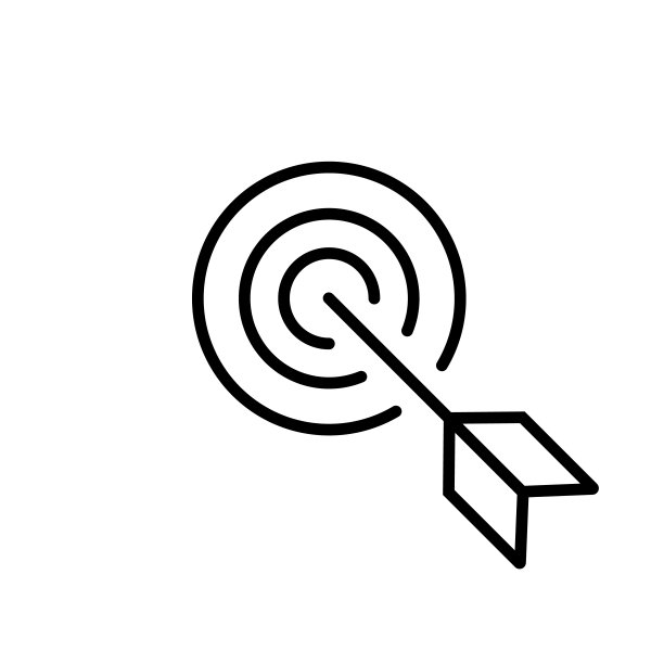 目标矢量图标图片下载