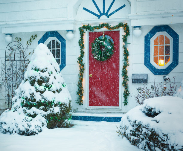 冬天的房子图片下载