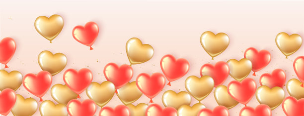 横幅Balloons4素材图片