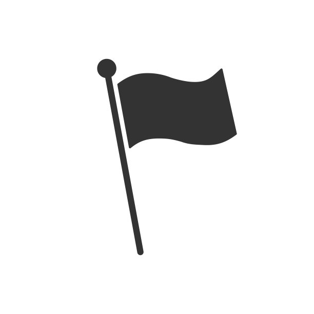 旗帜图标矢量简单的图像图片下载