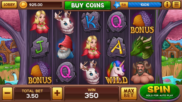 美丽迷人的山谷与魔法紫色树和游戏图标图片下载