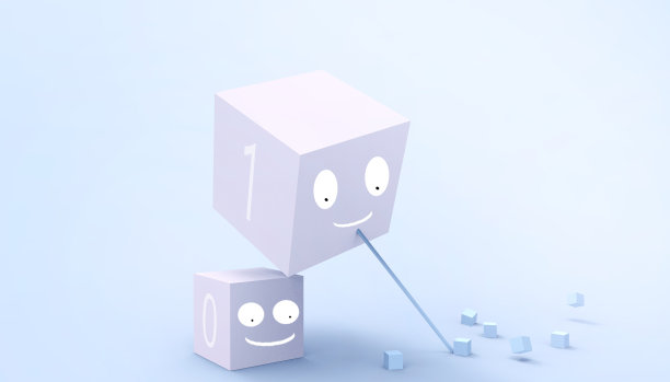 业务概念团队工作和阶梯的几何形状的成功，代表团队支持和帮助在蓝色背景- 3d渲染图片下载