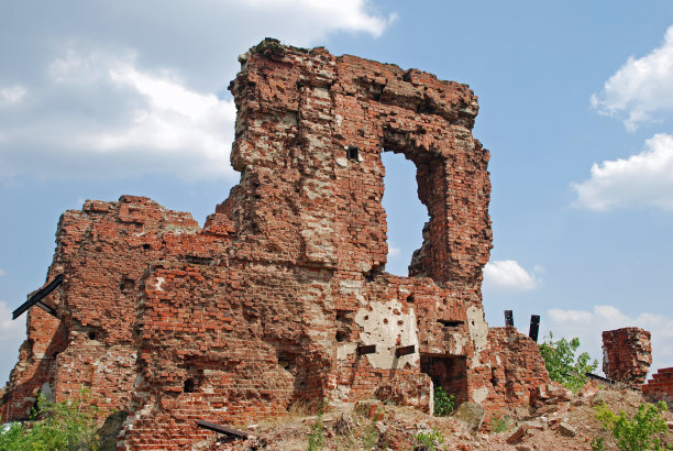俄罗斯伏尔加格勒下城Barricadi村的Lyudnikov岛图片下载