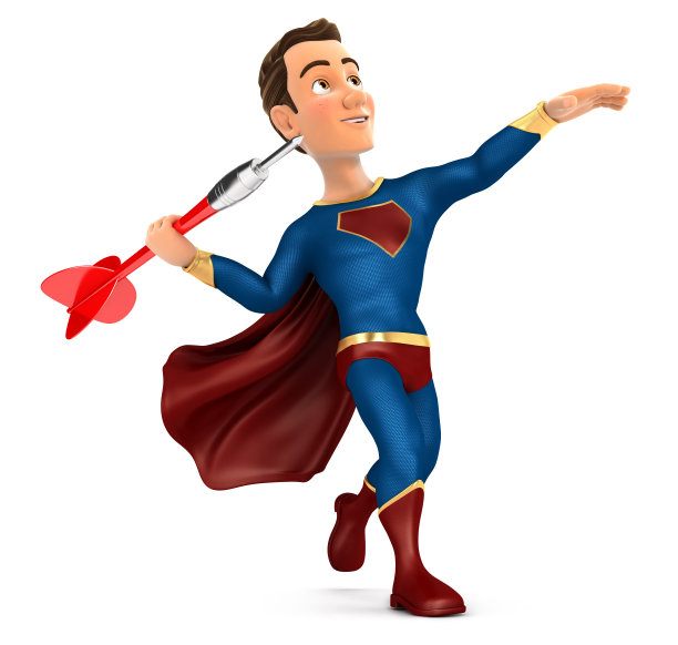 3d超级英雄飞镖图片下载