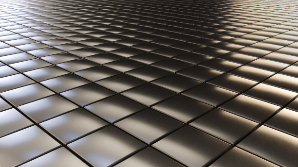 抽象三维物体图案背景立方体和六边形，三维渲染图片下载