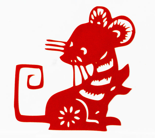 中国传统剪纸，生肖，农历新年图片下载
