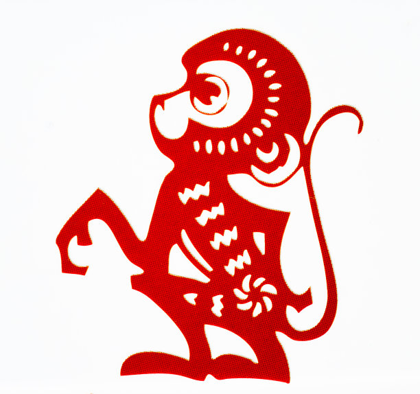 中国传统剪纸，生肖，农历新年图片下载