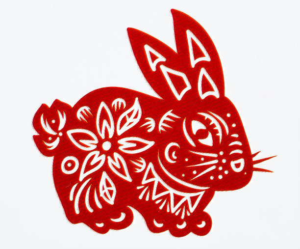中国传统剪纸，生肖，农历新年图片下载