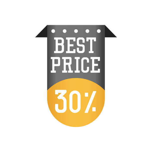 满意保证，折扣，优质选择标签上的白色背景。矢量图图片下载