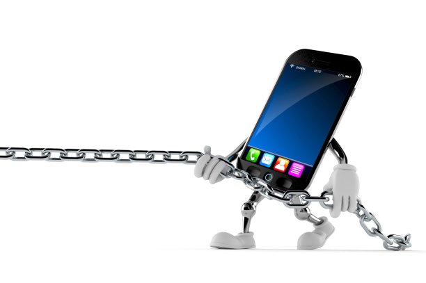 智能手机人物拉链图片下载