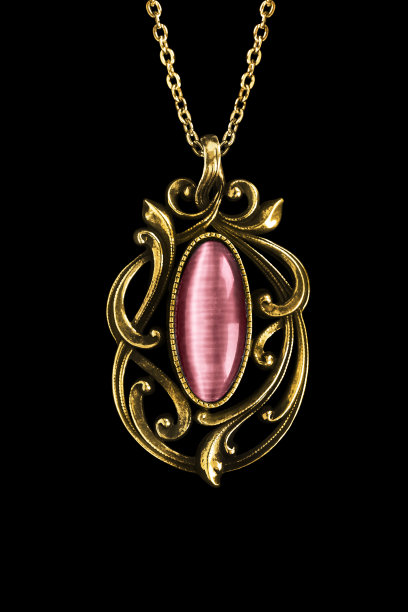 古董吊坠孤立图片下载