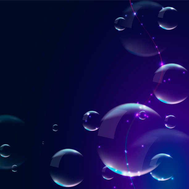 漂浮的泡沫图片下载