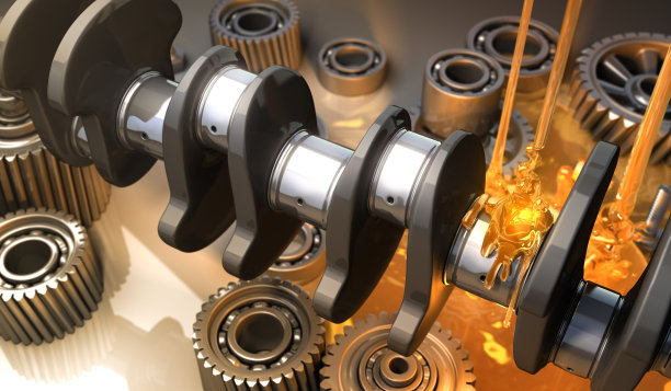 曲轴和石油图片下载