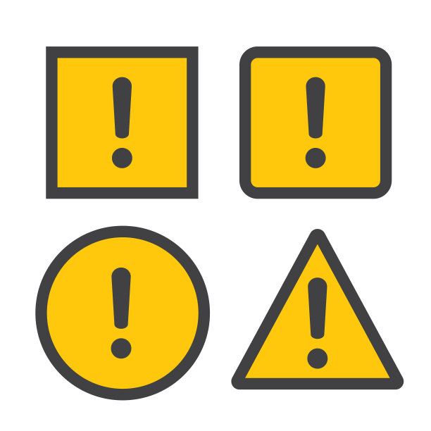 警告图标。马克的关注。危险的信号图片下载