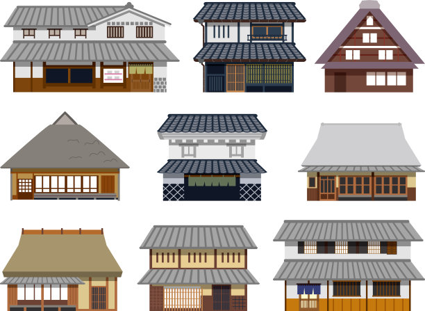 旧日本的房子图片下载