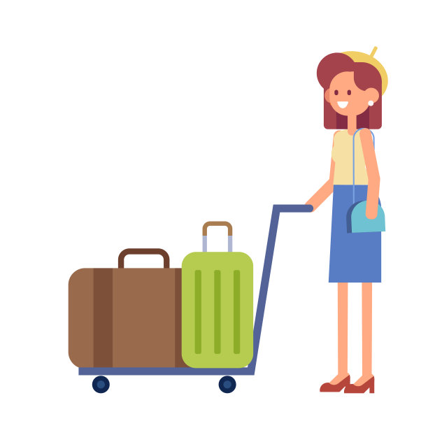 女人在机场图片下载