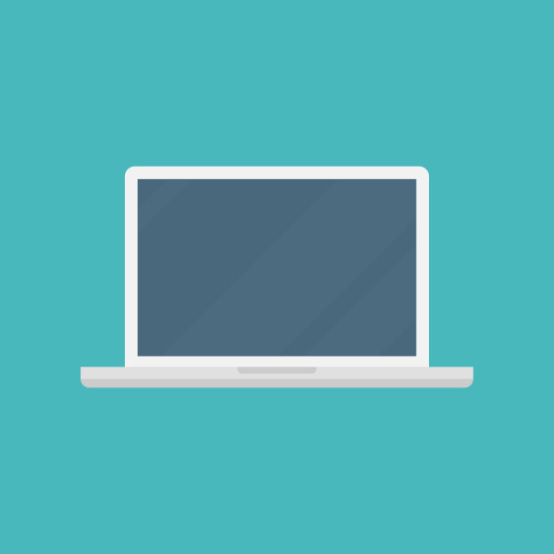 白色平板电脑图标在卡通风格。图片下载