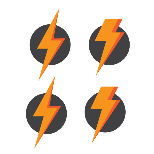 雷雨和闪电闪电图标图片下载