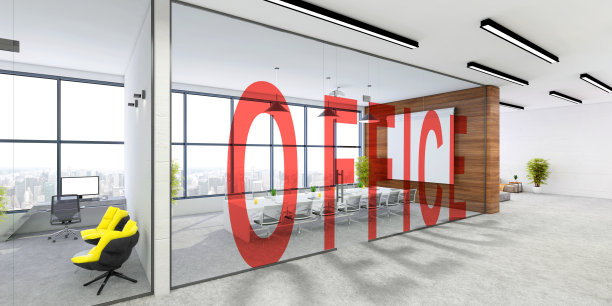 现代开放式办公室内部图片下载