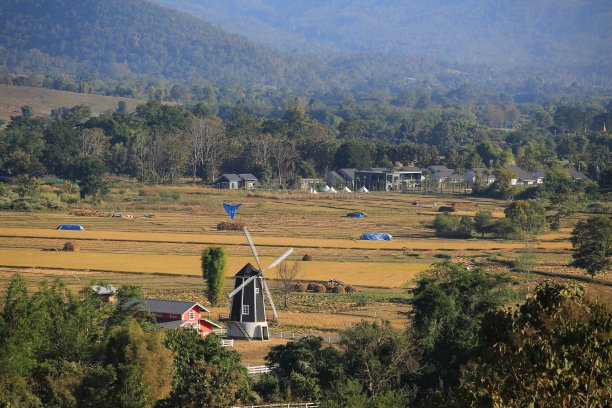 泰国北部的清莱风景秀丽图片下载