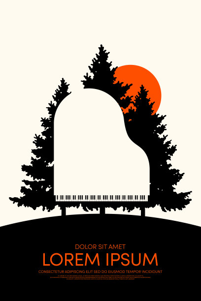 音乐海报设计模板背景复古复古风格图片下载