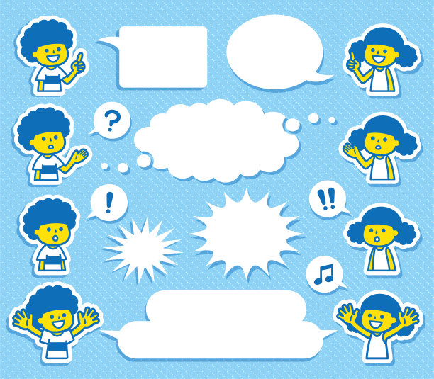 和孩子聊天泡泡图片下载