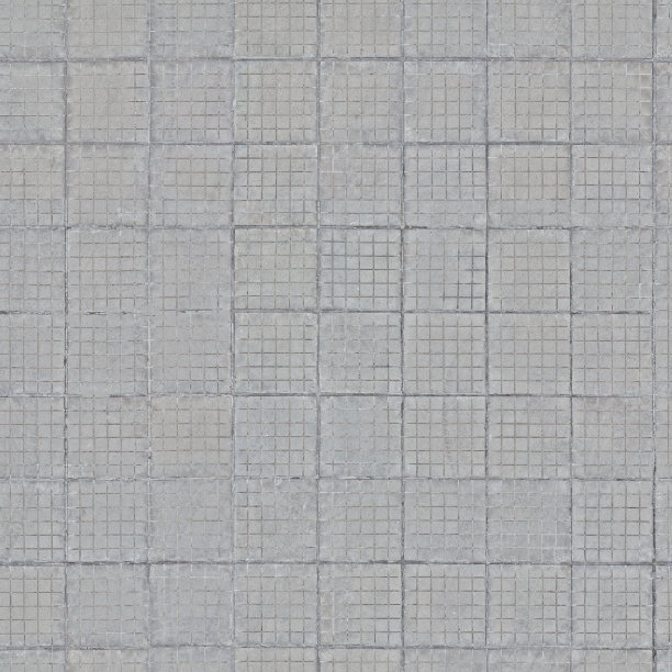 一种小瓷砖，以马赛克的形式镶嵌在墙上。纹理或背景图片下载