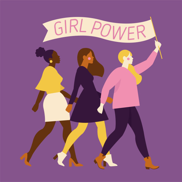 国际妇女节。向量模板。图片下载