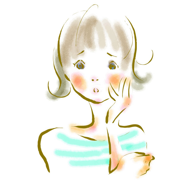 水彩可爱女人图片下载