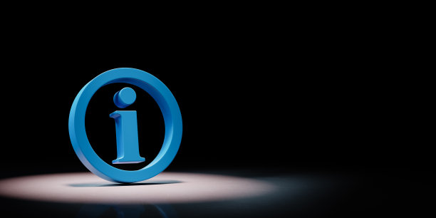 信息符号形状聚焦在黑色背景上图片下载