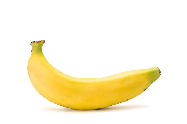 香蕉果实孤立包括修剪路径在白色背景图片下载